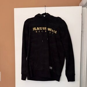 RAUH Welt Camo Hoodie with gold Logo